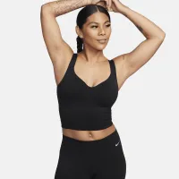 Nike Alate жіноча Medium-Support Padded Sports Bra Tank Top колір чорний