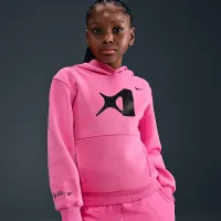 Nike A'ja Wilson Club Fleece Big дитячі Толстовка з капюшоном Pink