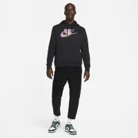 Nike Sportswear мужские Fleece Pullover Толстовка с капюшоном цвет черный