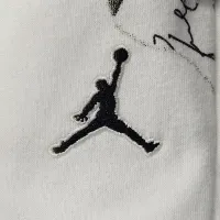 Nike Jordan Brooklyn Fleece Big детские Printed Pants цвет белый