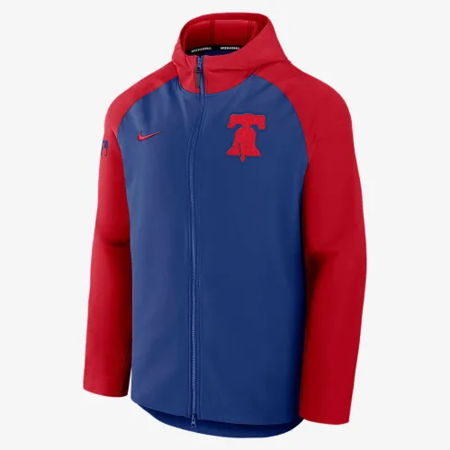 Philadelphia Phillies Authentic Collection Men’s Nike Therma MLB Full-Zip Куртка блакитний