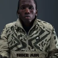 Nike Air мужские Half-Zip Куртка цвет зеленый