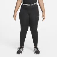 Nike Pro Dri-FIT Big дитячі (Girls') лосіни (Extended Size) колір чорний