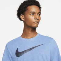 Nike Dri-FIT Men’s Swoosh тренувальні футболка блакитний