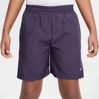 Nike Multi Big дитячі Dri-FIT тренувальні шорти колір фіолетовий