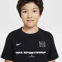 Nike Sportswear Big детские Crew-Neck футболка цвет черный
