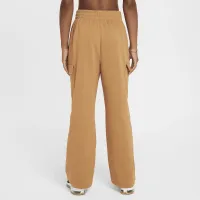 Nike Sportswear Girls' Dri-FIT оверсайз Fleece Pants цвет коричневый