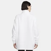 Nike Sportswear Club Fleece жіноча оверсайз Mock-Neck світшот колір білий