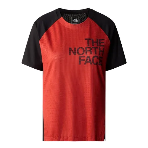 Футболка The North Face Trailjammer 0A87TZWIM1 - червоно-чорна