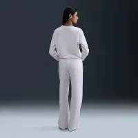 Nike Sportswear Club Fleece женская Mid-Rise Wide-Leg Graphic Pants цвет коричневый