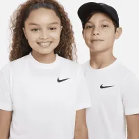 Nike Dri-FIT Legend Big дитячі тренувальні футболка колір білий