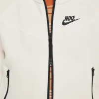 Nike Sportswear Tech Fleece Big дитячі (Girls') Full-Zip Толстовка з капюшоном колір коричневий