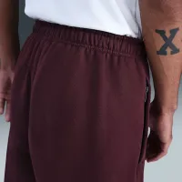 Nike Solo Swoosh мужские Cuffed Fleece Pants цвет красный