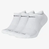 Nike Everyday Plus Cushion тренировочные No-Show носки (3 пары) цвет белый