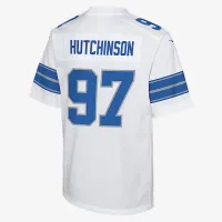 Aidan Hutchinson Detroit Lions Big детские Nike NFL Game Jersey цвет белый