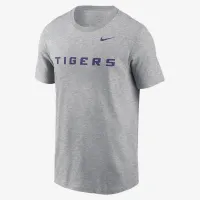 LSU Tigers Primetime Wordmark чоловічі Nike College футболка колір сірий