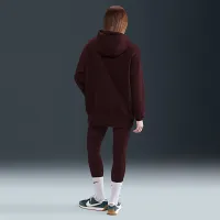 Nike Sportswear Phoenix Fleece женская оверсайз Pullover Толстовка с капюшоном цвет красный