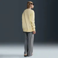 Nike Sportswear Phoenix Fleece женская оверсайз Crew-Neck свитшот цвет коричневый