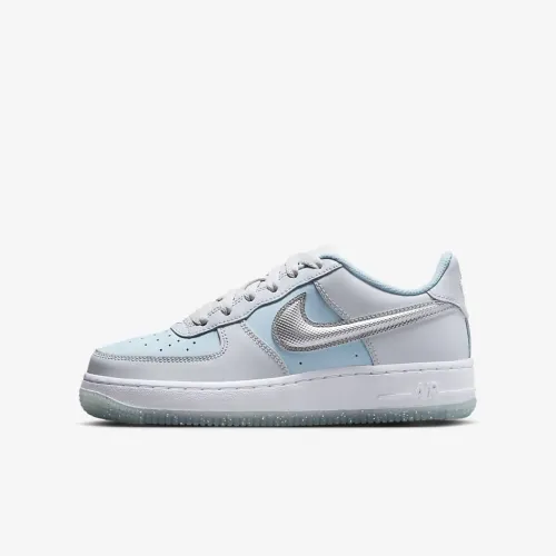 Nike Air Force 1 Big детские Кроссовки цвет серый