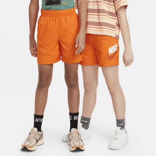 Nike Sportswear Big дитячі Woven шорти Orange