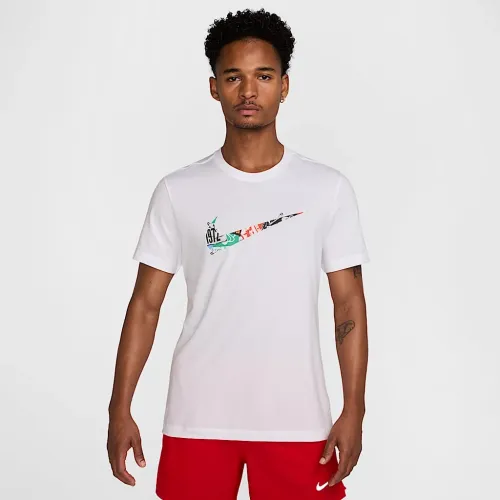 Nike мужские Dri-FIT Running футболка цвет белый