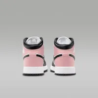 Nike Air Jordan 1 Mid Big детские Кроссовки цвет белый