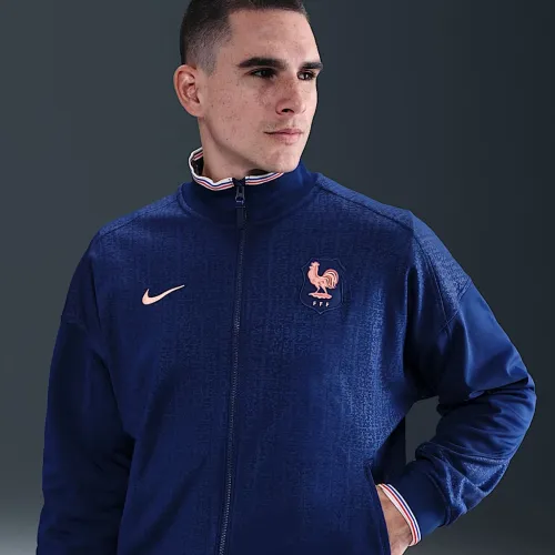 FFF Academy Pro чоловічі Nike Dri-FIT Soccer Anthem Куртка блакитний
