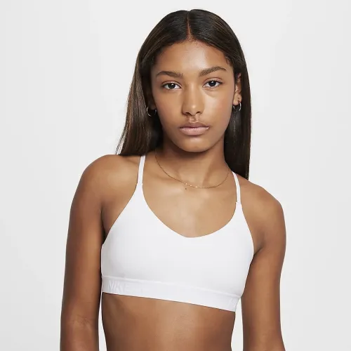 Nike Indy Girls' Sports Bra цвет белый
