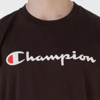 Футболка Champion Embroideколір червоний Script Logo 219206-MS548 - коричнева