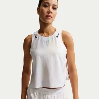 Nike AeroSwift жіноча Dri-FIT ADV Cropped Running Tank Top колір білий