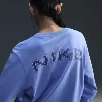 Nike Sportswear женская Loose Long-Sleeve футболка синий