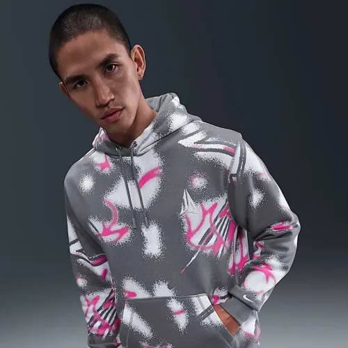 Nike Ja чоловічі Club Fleece Pullover Толстовка з капюшоном колір сірий