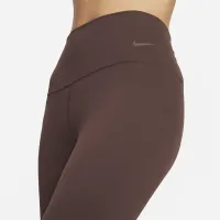 Nike Zenvy жіноча Gentle-Support З високою талією Cropped лосіни колір коричневий
