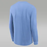 Nike North Carolina Tar Heels Alternate Logo чоловічі Jordan College Long-Sleeve футболка блакитний
