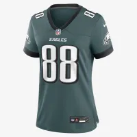 Dallas Goedert Philadelphia Eagles Women’s Nike NFL Game Jersey цвет зеленый