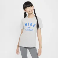 Nike Big детские волейбольные футболка цвет серый