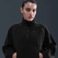 Nike One женская Therma-FIT 1/2-Zip Top цвет черный