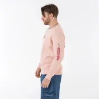 Кофта/футболка Alpha Industries Label Sweater 118312640 - Розовая