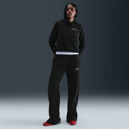 Nike Sportswear Phoenix Fleece жіноча Straight-Leg Sweatpants колір чорний