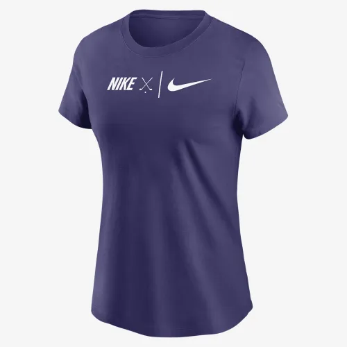 Nike жіноча для гольфу футболка колір фіолетовий