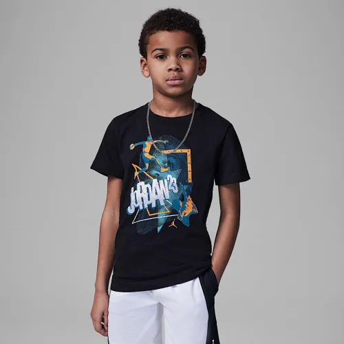 Nike Jordan Little детские 3Peat футболка цвет черный