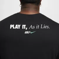 Nike мужские для гольфа футболка цвет черный