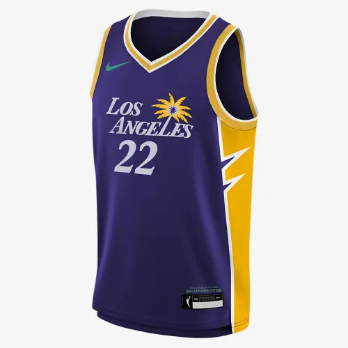 Cameron Brink Los Angeles Sparks 2024 Explorer Edition Big детские Nike Dri-FIT WNBA Swingman Jersey цвет фиолетовый