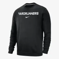 Nike College Club Fleece Yardrunners чоловічі Crew-Neck світшот колір чорний