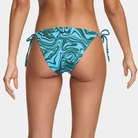 Nike Swim Swirl женская String Bikini Bottom синий
