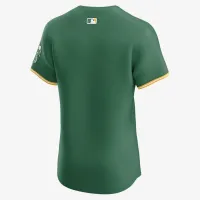 Oakland Athletics мужские Nike Dri-FIT ADV MLB Elite Jersey цвет зеленый