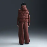 Nike Sportswear Metro Puffer женская Therma-FIT Loose Hooded Vest цвет коричневый
