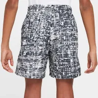 Nike Multi Big детские (для мальчиков) Dri-FIT Woven шорты цвет серый