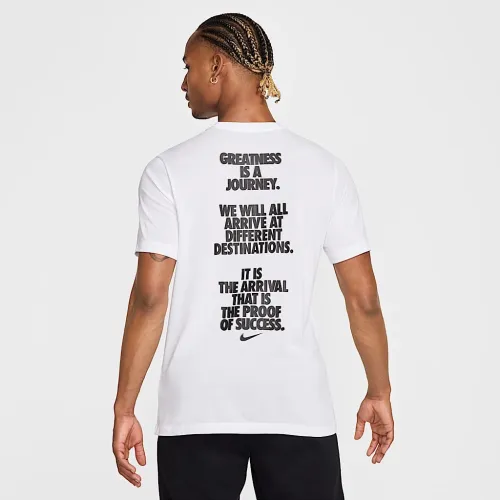 Nike чоловічі Dri-FIT Fitness футболка колір білий
