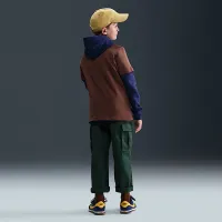 Nike Sportswear Big дитячі футболка колір коричневий